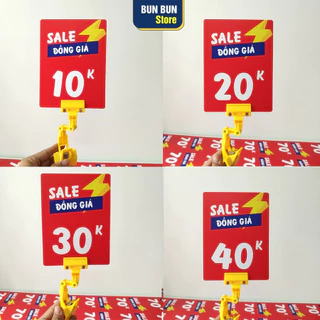 Bảng sale đồng giá 10k, 20k...200k - Hình ảnh sắc nét , hàng đẹp bao đổi trả anh chị chủ shop, cửa hàng, siêu thị