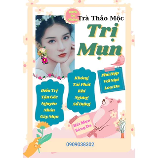 Trà thảo mộc giảm mụn, đẹp da, vị dễ uống - 40 túi lọc