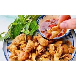 [hcm-hỏa tốc] 500g Da gà tẩm bột cực ngon chế biến nhiều món - thucphamnuongfood