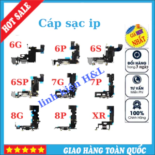 Cụm Cáp Chân Sạc Hàng Mới Chính Hãng Đa Năng Dành Cho lP 6/6p/6s/6sp7/7p/8/8P/X/XR/XS/XSmax