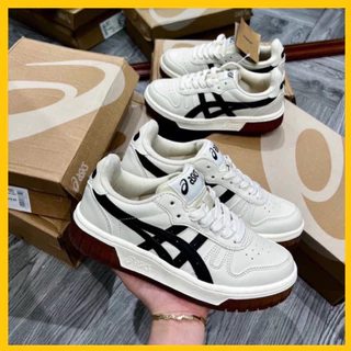 Giày Thể Thao Asics Court Mz Cream Black Gum Vạch Đen mới nhất full giấy tờ phụ kiện