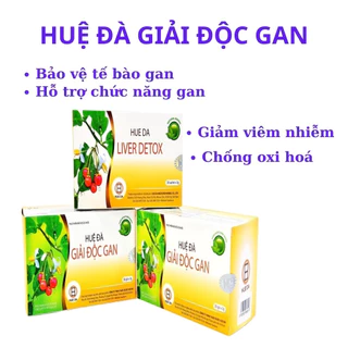 Huệ đà giải độc gan thải độc mát gan hộp 30 gói