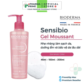 Gel Rửa Mặt Bioderma Sensibio Gel Moussant Dành Cho Da Nhạy Cảm