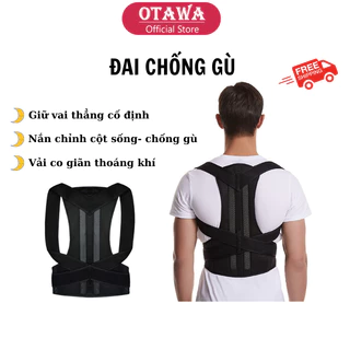 Đai chống gù lưng nam nữ thông minh chính hãng OTAWA có thanh trợ lực