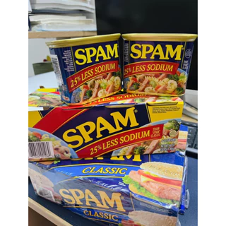 Thịt Hộp Spam Less Sodium 25% 340g giảm mặn