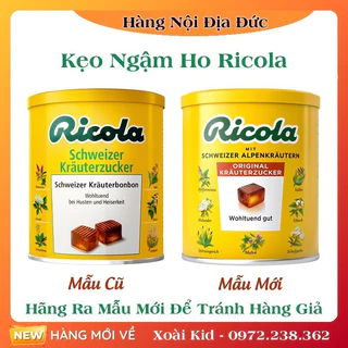 [DATE MỚI NHẤT] Kẹo ngậm thảo dược Ricola Original Đức viên giảm ho, khàn giọng - Hàng nội địa Đức