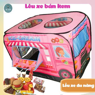 [Hàng loại 1] Bộ lều ô tô cho bé, Đồ chơi lều nhà bóng gấp gọn mô hình xe đa chức năng