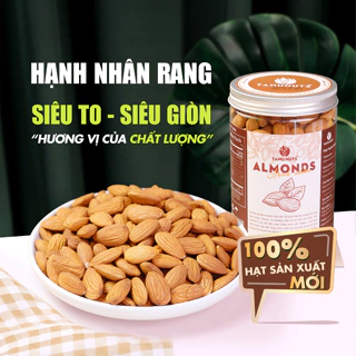 Hạt hạnh nhân rang sấy chín TANU NUTS hạt ngũ cốc dinh dưỡng cho bà bầu, ăn kiêng, giảm cân