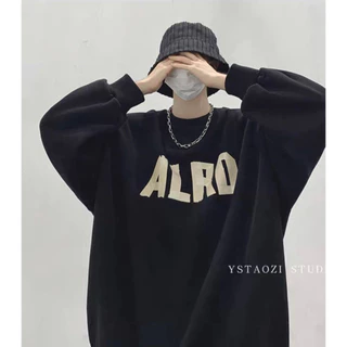 Áo Sweater Nỉ ALRD Unisex Nam Nữ Form Rộng