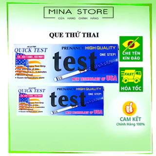 Que thử thai Quick Test nhanh chóng tiện lợi tại nhà công nghệ USA - Mina  Store