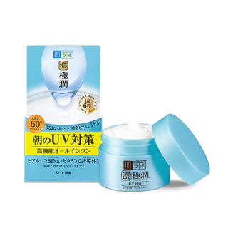 Gel dưỡng trắng da chống nắng Hadalabo 5 in 1 Koi - Gokujyun UV SPF 50+ PA++++ 90G