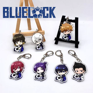 Móc khóa anime Blue Lock nhựa Acrylic hai mặt, in hình các nhân vật dễ thương