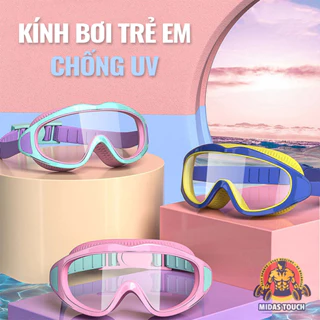 Kính Bơi Trẻ Em SPORT Kèm Bịt Tai - Chống Tia UV Chống Mờ Gọng Silicone Êm Ái Phù Hợp Trẻ Dưới 35kg