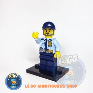 [Lego MINIFIGURES] Nhân vật LEGO CITY Police Brick Box | Police - City Officer Shirt