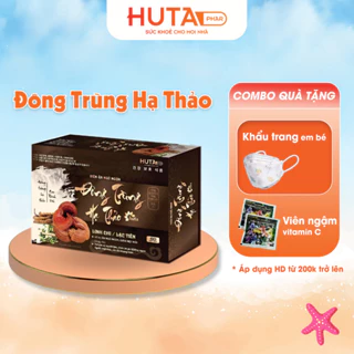 Viên ăn ngủ ngon ĐÔNG TRÙNG HẠ THẢO HUTA PHAR (60 viên) bồi bổ sức khỏe, tăng sức đề kháng cho cơ thể)