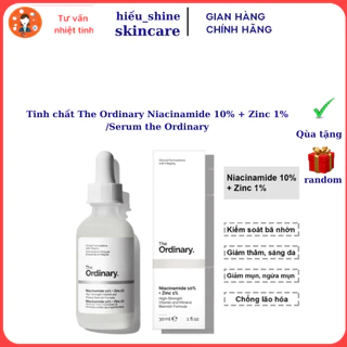 Tinh chất The Ordinary Niacinamide 10% + Zinc 1% /Serum the Ordinary