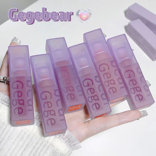 Son Gege Bear Velvet tím pastel nhung lì mềm mịn môi lên màu cực chuẩn