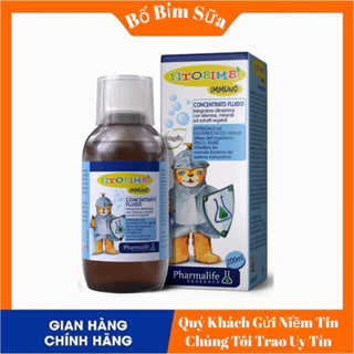 🆘 Siro Fitobimbi Immuno 200ml - tăng sức đề kháng cho bé - Nhập khẩu chính hãng