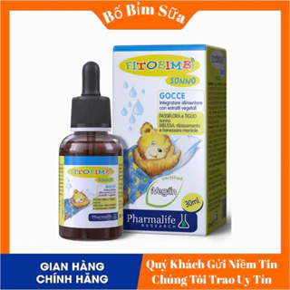 🆘 { Mã 295 } Siro Giúp Bé Ngủ Ngon FITOBIMBI SONNO  Bổ Sung Vitamin