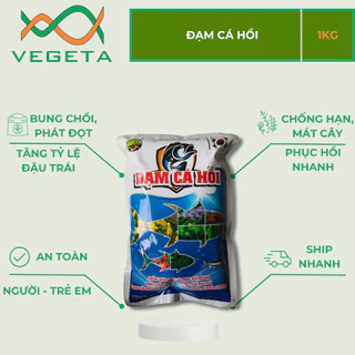 PHÂN BÓN ĐẠM CÁ HỒI NK KOREA 1kg - VEGETASHOP - Phân Bón Cuốc Vàng