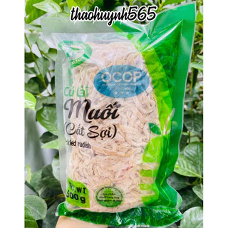 Củ cải muối sợi (xá bấu) Gò Công - 500gr