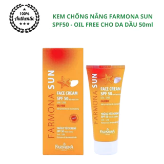 Kem Chống Nắng Farmona Sun Face Cream Oil Free Spf50 Cho Da Dầu Mụn 50ml