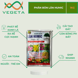 PHÂN BÓN LÂN - HUMIC Gói 1kg - VEGETASHOP - Phân Bón Cuốc Vàng