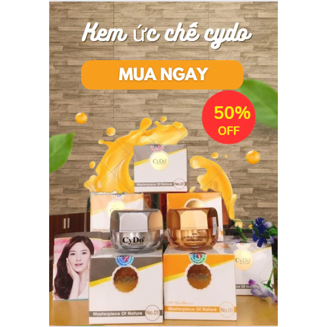 Kem dưỡng ức chế nám cydo ( bộ)