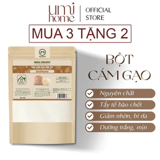 Bột Cám Gạo đắp mặt hữu cơ UMIHOME nguyên chất | Rice bran flour 40G