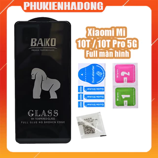 Kính cường lực 9H full màn hình Baiko Xiaomi Mi 10T, 10T Pro 5G