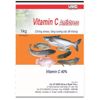 VITAMIN C ANTISTRESS 40% Cá 1KG (Không tan)