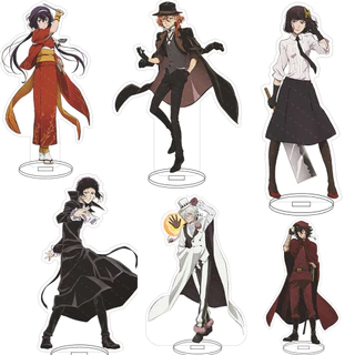 Mô hình đứng standee Bungo Stray Dogs Anime Manga acrylic cao trang trí decor góc học tập bàn làm việc 15cm