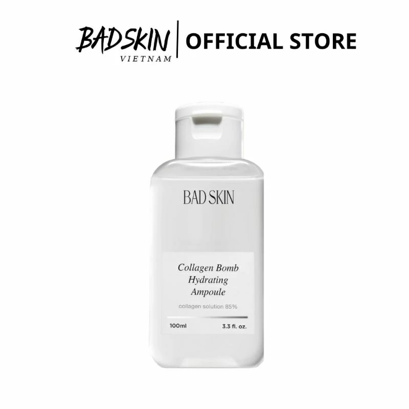 [Mini Size] Nước hoa hồng Badskin Collagen Bomb Hydrating Ampoule 100ml