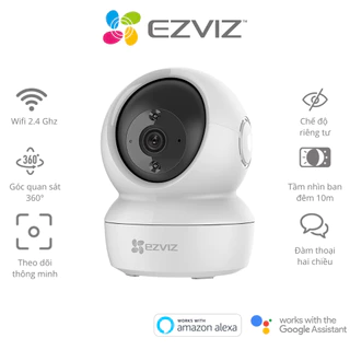 Camera wifi thông minh EZVIZ trong nhà giám sát 360 độ 1080p kết nối app DEVZONE điều khiển smart home từ xa