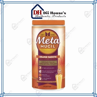 MetaMucil Fibre Supplement Smooth Orange 673g - Bột Cam Bổ Sung Chất Xơ Hỗ Trợ Tiêu Hóa hàng Úc