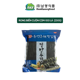 Rong Biển Cuộn Cơm Kimbap Sushi 100 Lá Namkwang Food 230G túi zíp