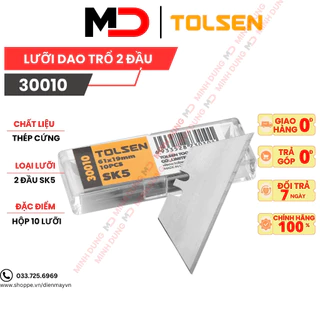 LƯỠI DAO LIỀN ( TÉP 10 LƯỠI) TOLSEN 30010 - Hàng xuất khẩu Châu Âu dienmayvn