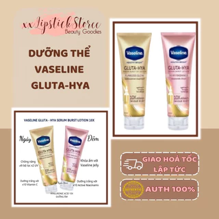 Sữa dưỡng thể trắng da Vaseline Gluta-Hya Serum Burst Lotion