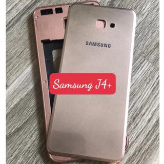 Vỏ bộ Samsung J4 plus đã bao gồm kính cam, khay sim chuyên lắp dựng máy, thay thế khi bị vỡ hỏng