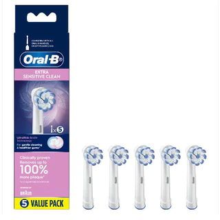 Bàn chải điện Oral.B Extra Sensitive(gum care) và set đầu thay với lông siêu mềm cho răng nhạy cảm