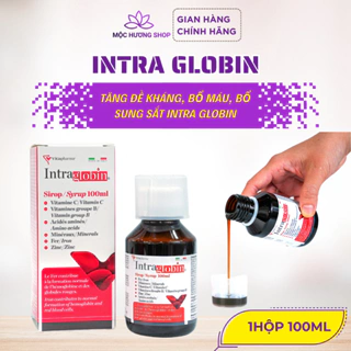 Bổ máu bổ sung sắt với Viên sắt bổ máu INTRA GLOBIN Tăng đề kháng Chăm Sóc Sức Khoẻ