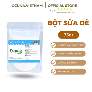 Bột sữa dê OZUNA nguyên chất 100% Organic dưỡng ẩm dưỡng sáng da mờ thâm trẻ hóa