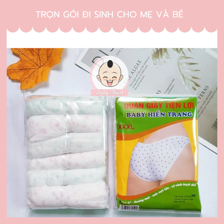 Gói 6 quần lót giấy Baby Hiền Trang cho mẹ