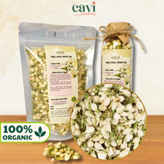 Trà Hoa Nhài sấy lạnh nguyên bông 100gr (hoa lài) Cavi Healthy thanh lọc cơ thể