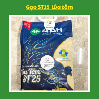 [Túi 5kg] Gạo ST25 lúa tôm ngon nhất thế giới - Gạo st25 AAN chính hãng túi 5kg