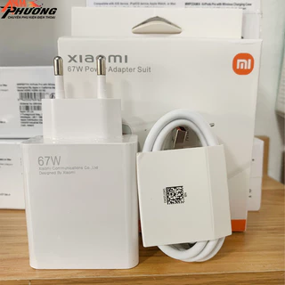 Bộ sạc Xiaomi 33W, 67W, 120W, Cáp sạc USB to Type C - BH 12 tháng