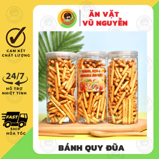 Bánh Quy Đũa Bơ Sữa 250g - Ăn Vặt Vũ Nguyễn Vừa Ngon Vừa Rẻ - Ship Hỏa Tốc