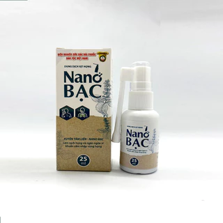 XỊT HỌNG NANO BẠC giảm ho, sưng Amidan, dị ứng họng