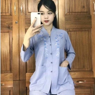 Có BIGSIZE 3XL đồ lam đi chùa katê bà lai thêu nhiều màu