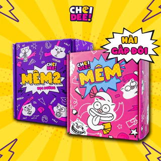 Bộ bài meme Mêm boardgame Choidee nhiều phiên bản hài hước chơi nhóm cùng bạn bè 130 lá